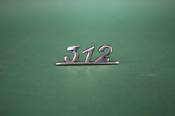 Zahlenzug "312" für den Wartburg 311 / 312     -     100010181
