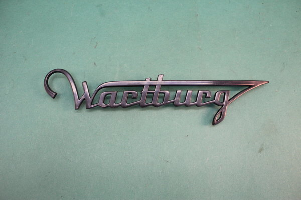 Schriftzug "Wartburg" schwarz aus Plaste für den Wartburg 353  -   5306020615