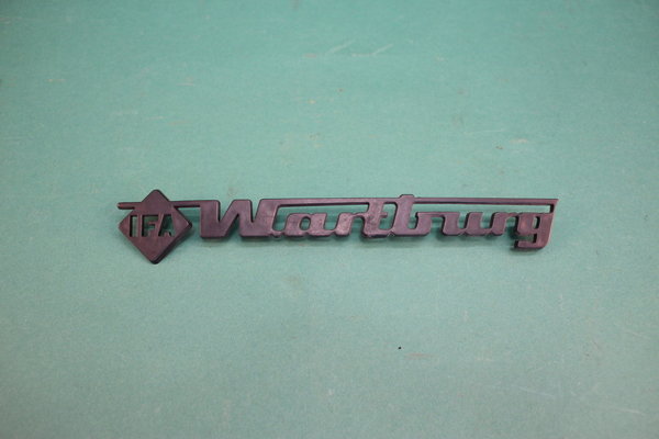 Schriftzug "IFA Wartburg" schwarz aus Plaste für den Wartburg 353    -    5306020623