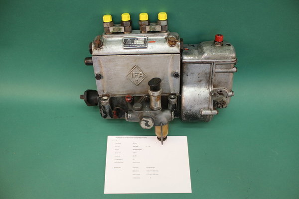 Einspritzpumpe DEP4B S-189 / Dieselpumpe regeneriert für den IFA H3A   -   FE40815269