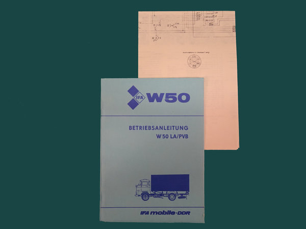Betriebsanleitung Handbuch LKW IFA W50 LA/PVB 1985 - 1210811114
