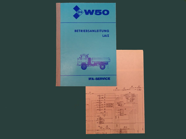 Betriebsanleitung Handbuch LKW IFA W50 LA/Z 1984 - 1210811113