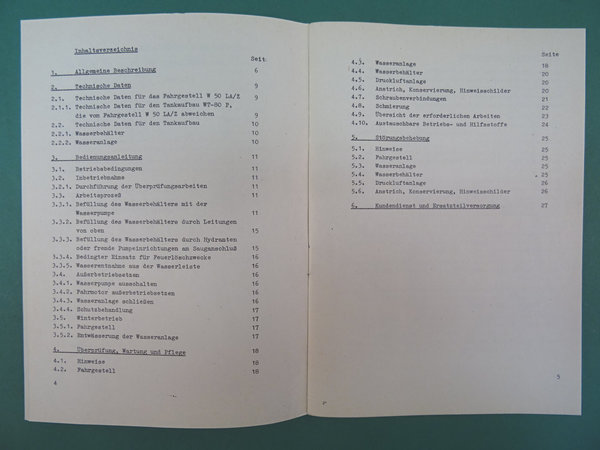 Betriebsanleitung Handbuch LKW IFA W50 LA/WT-80P 1984 - 1210811125